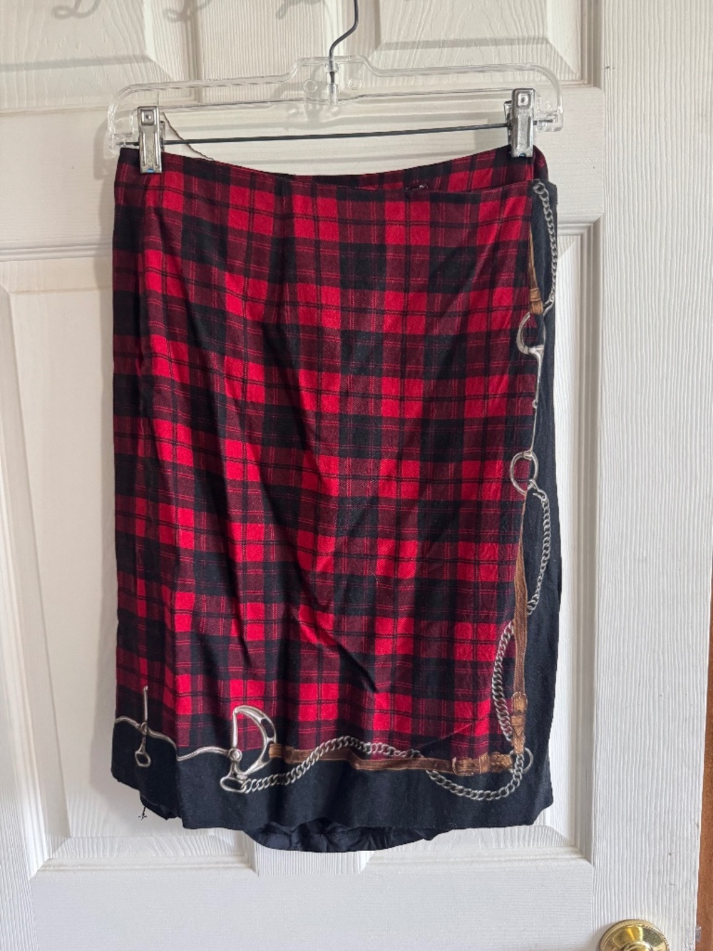 Talbot’s Equestrian Design Wrap Skirt